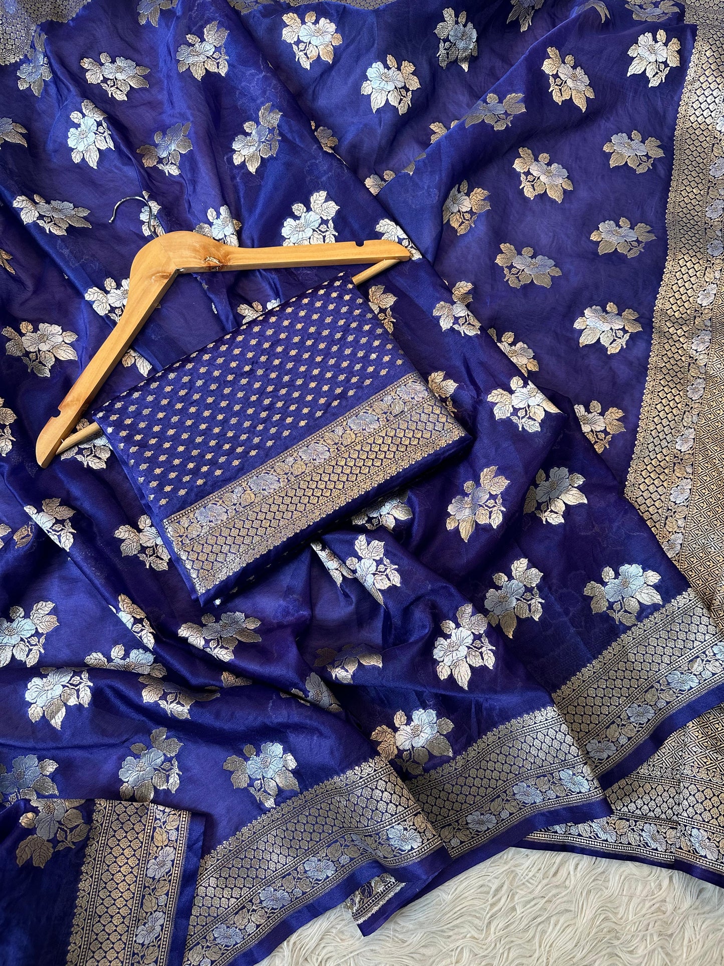 Organza banarasi saree