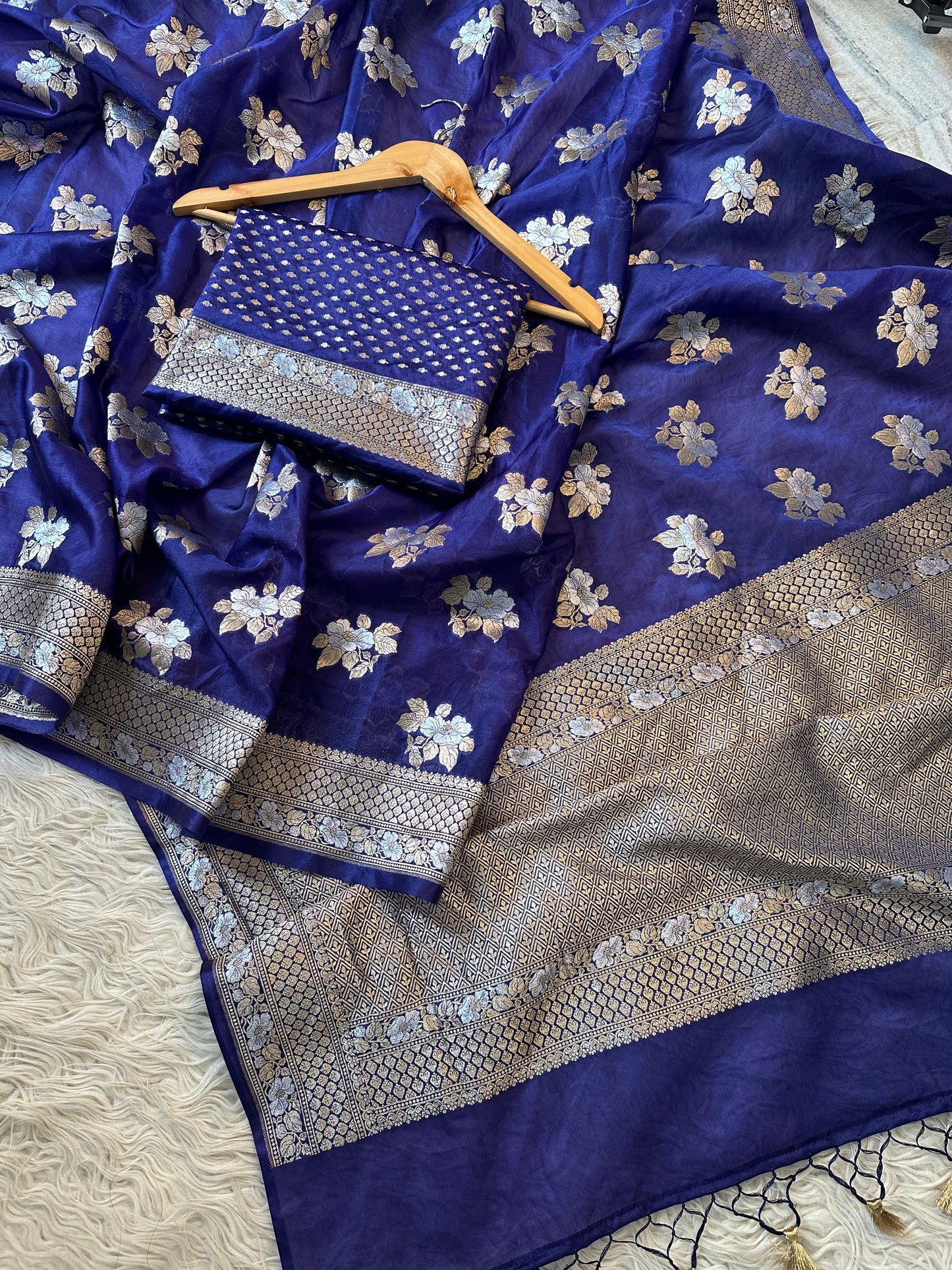 Organza banarasi saree