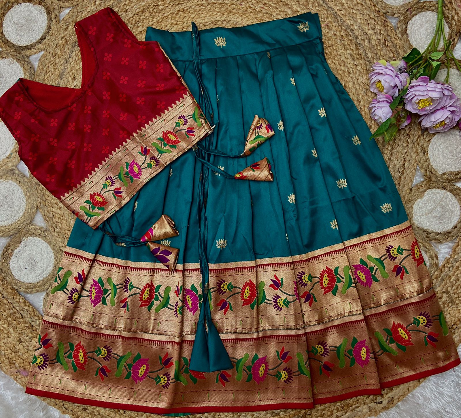 Paithani Skirt and Top