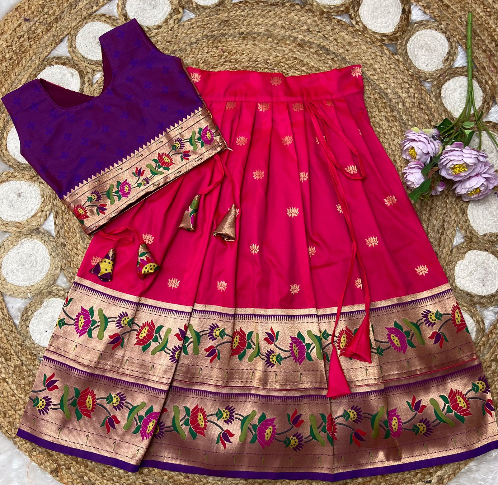 Paithani Skirt and Top