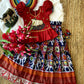 Patola Dola Silk Kids Pattu Paavadai and Sattai Dress