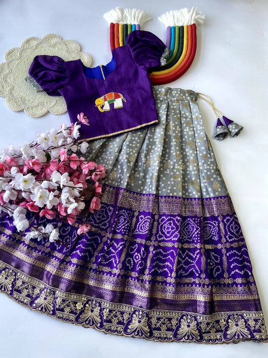 Dola Silk Pattu Paavadai and Sattai Dress