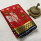 Printed pure mysore crepe silk saree