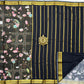 Printed pure mysore crepe silk saree