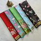 Printed pure mysore crepe silk saree
