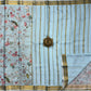 Printed pure mysore crepe silk saree
