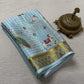 Printed pure mysore crepe silk saree