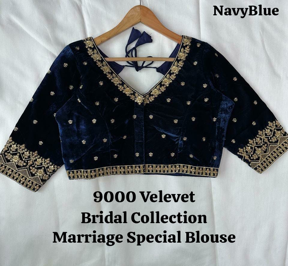 Pure 9000 velvet blouse – www.