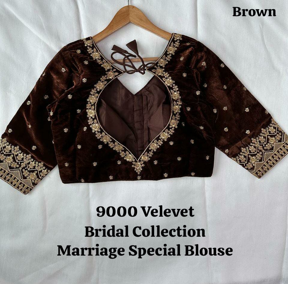 Pure 9000 velvet blouse – www.