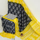 Pure batik printed mul mul cotton saree