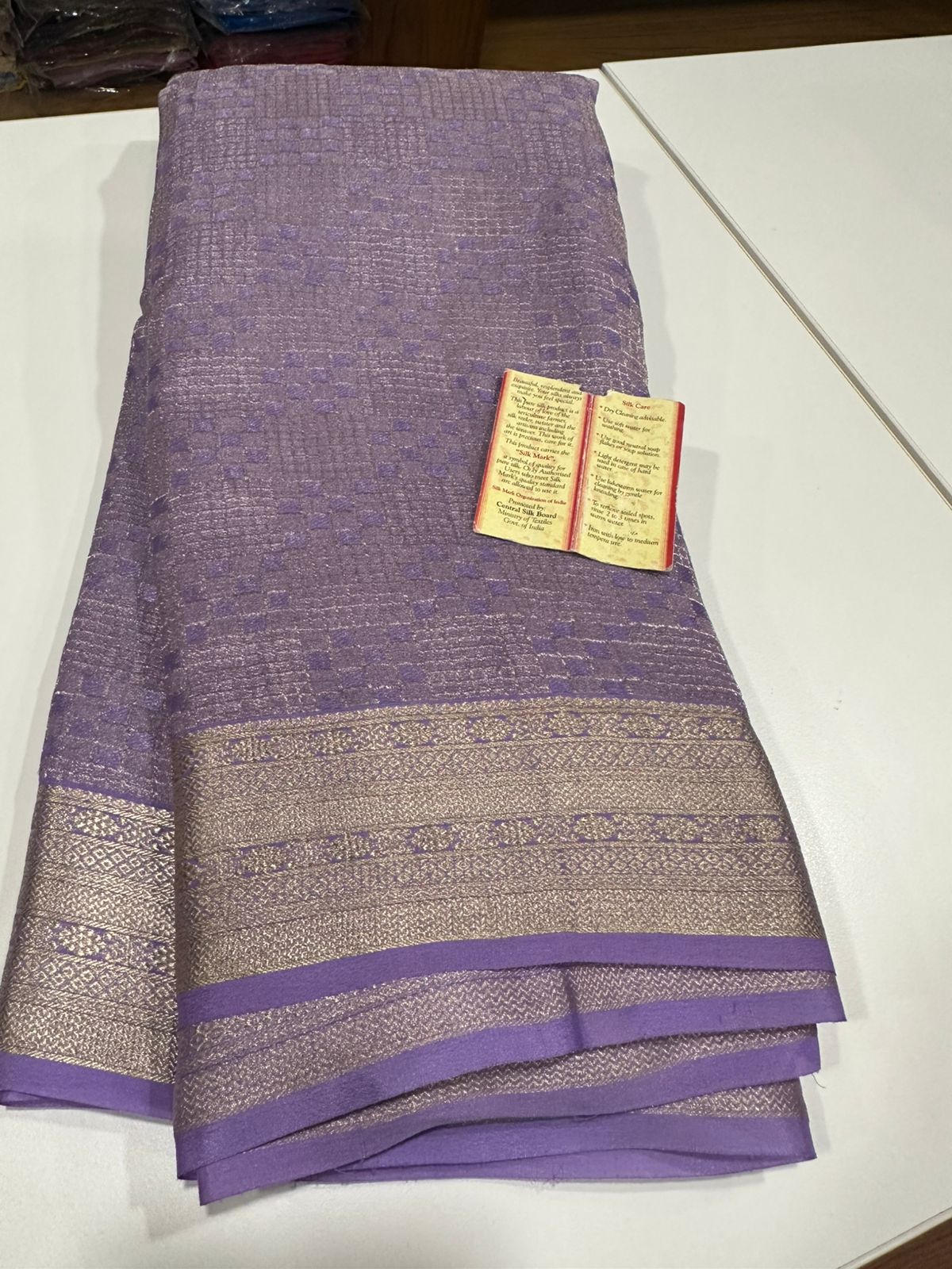 Pure Brocade Mysore Silk Tissue Saree