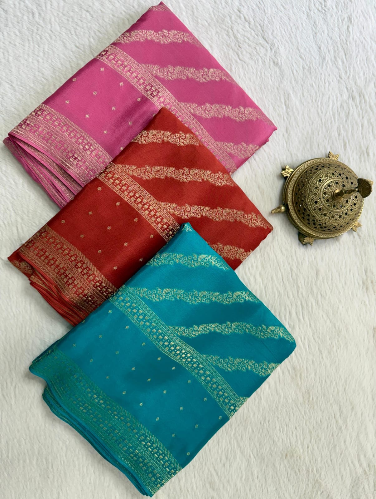 Pure Brocade Mysore Silk Tissue Saree