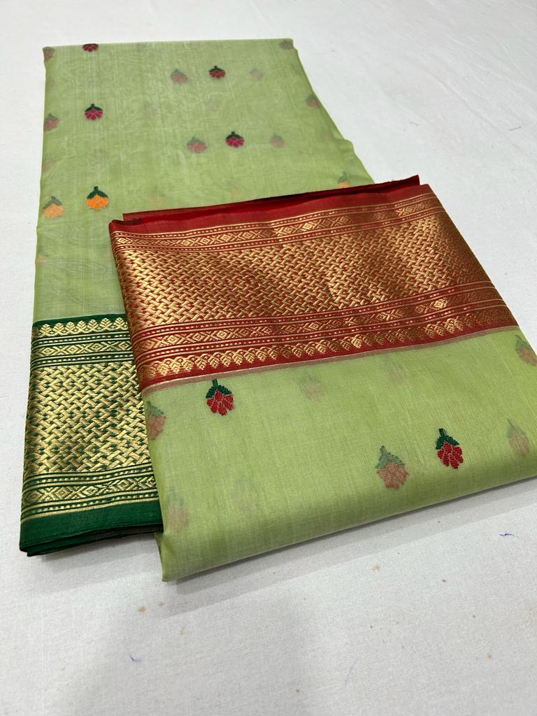 Yellow Handloom Chanderi Katan Silk Saree | Chanderi silk saree, Saree  accessories, Pure chiffon sarees