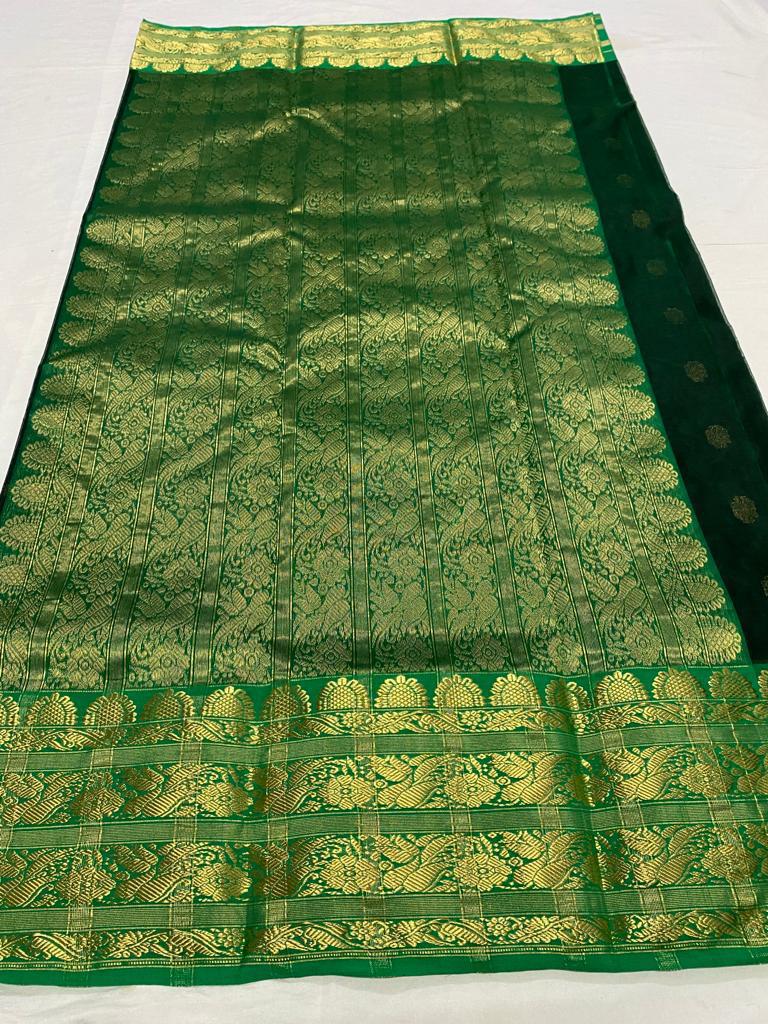 Pure Chanderi Katan Silk Saree