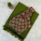 Pure Cotton Handloom Saree With Pimpom Tussels