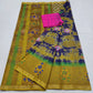 Pure cotton kota multidye & handblock printed saree