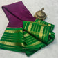 Pure  Mysore Crepe Silk Saree