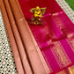 Pure Handloom Gadwal Korvai Pattu Saree