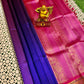 Pure Handloom Gadwal Korvai Pattu Saree