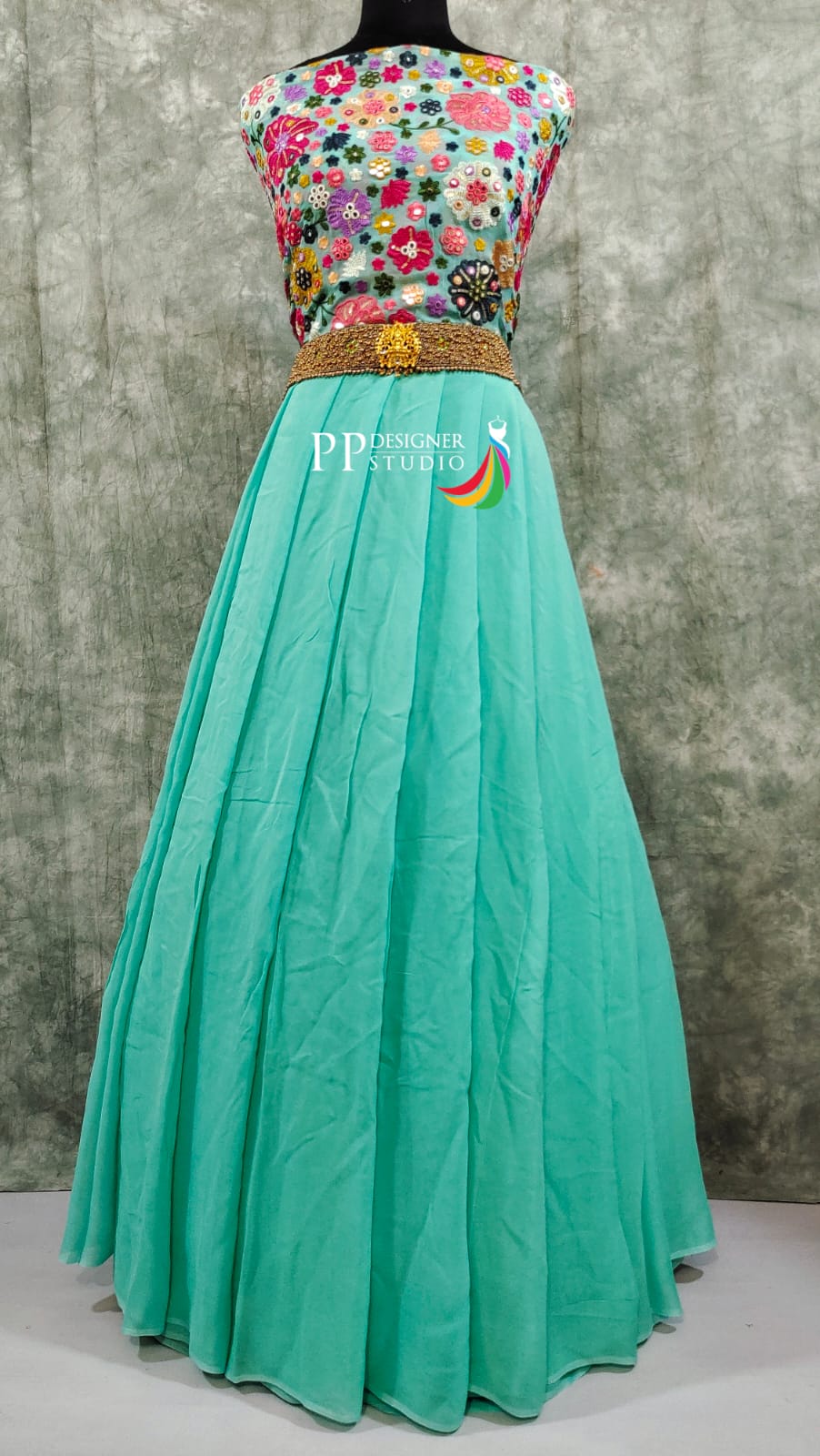 Pure Handloom Georgette Long Frock