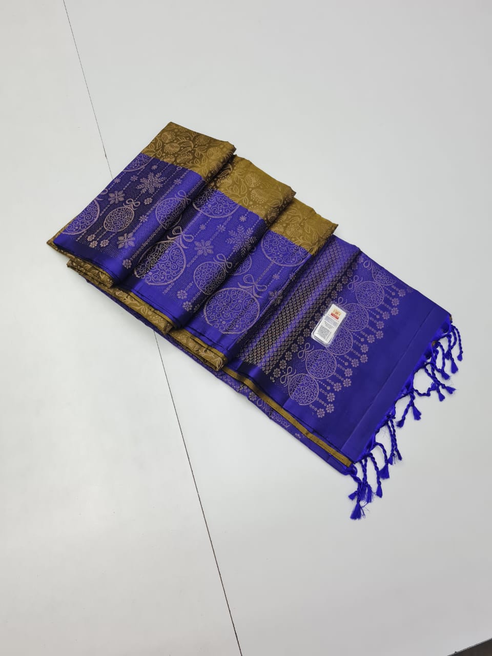 Pure Handloom Kanchipuram Bridal Jacquard Soft Silk Saree