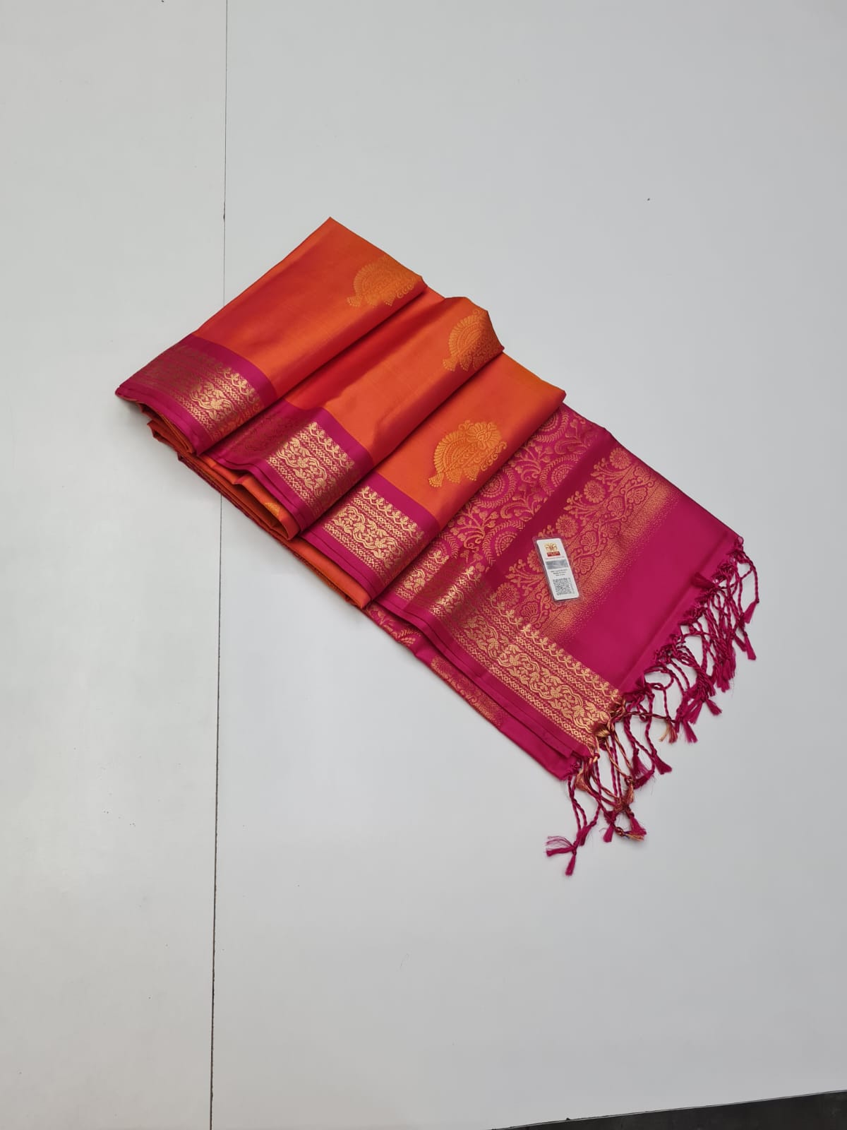 Pure Handloom Kanchipuram Jacquard Border Soft Silk Saree