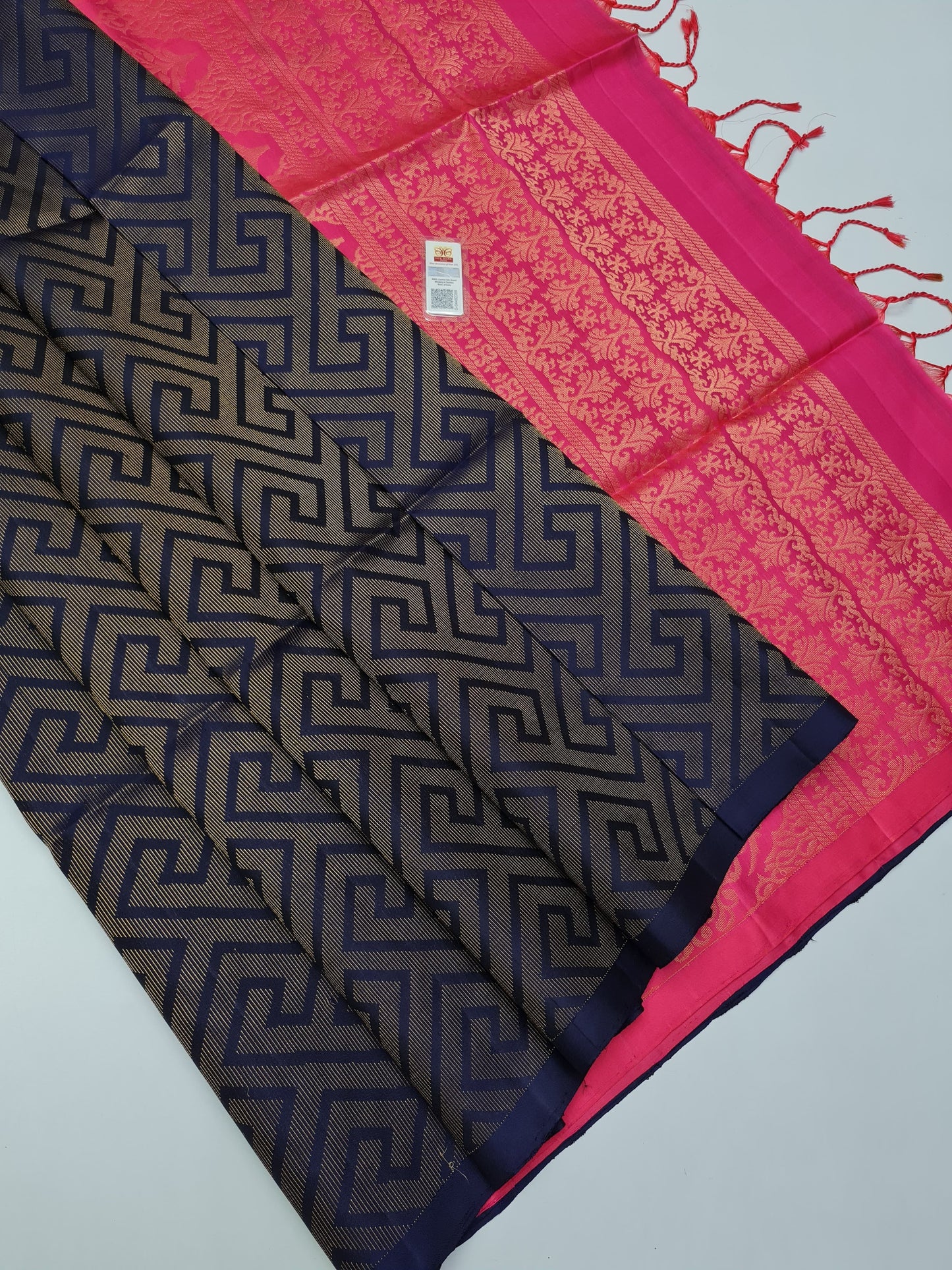 Pure Handloom Kanchipuram Jacquard Soft Silk Saree