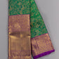 Pure Handloom Kanchipuram Peacock Green Silk Saree