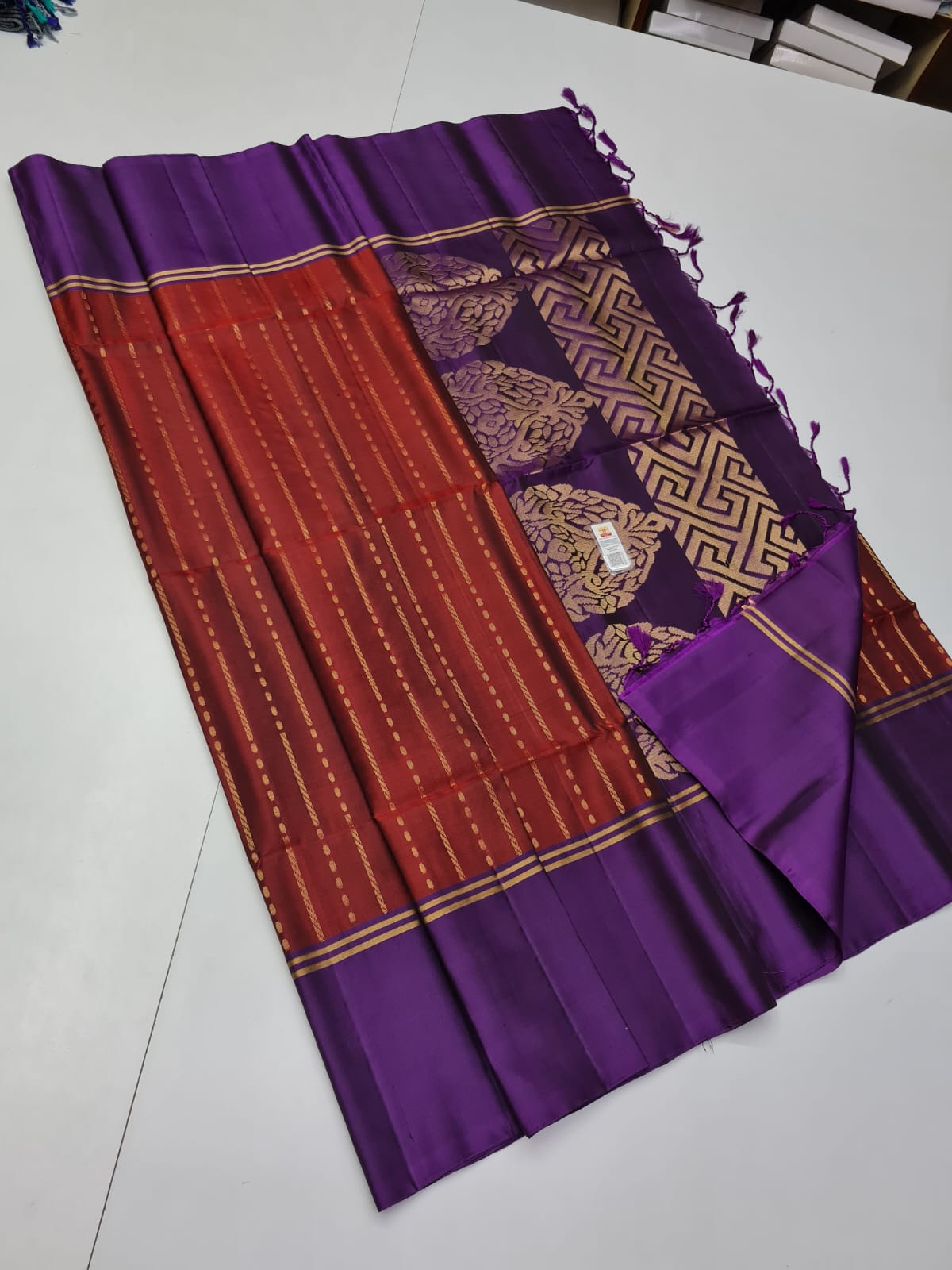 Pure Handloom Kanchipuram Soft Silk Saree