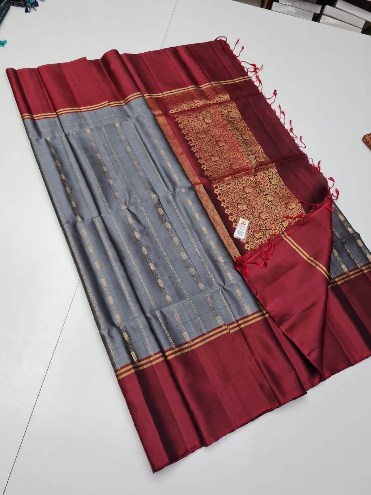 Pure Handloom Kanchipuram Soft Silk Saree