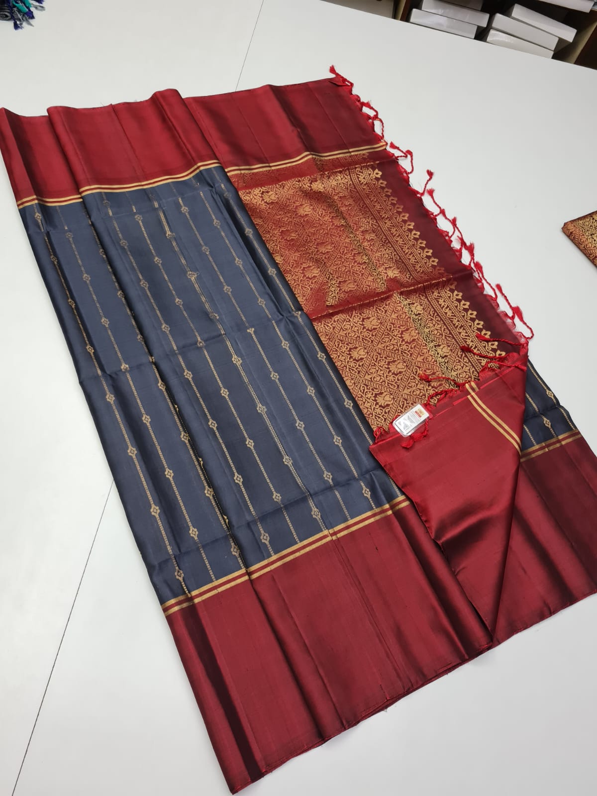 Pure Handloom Kanchipuram Soft Silk Saree