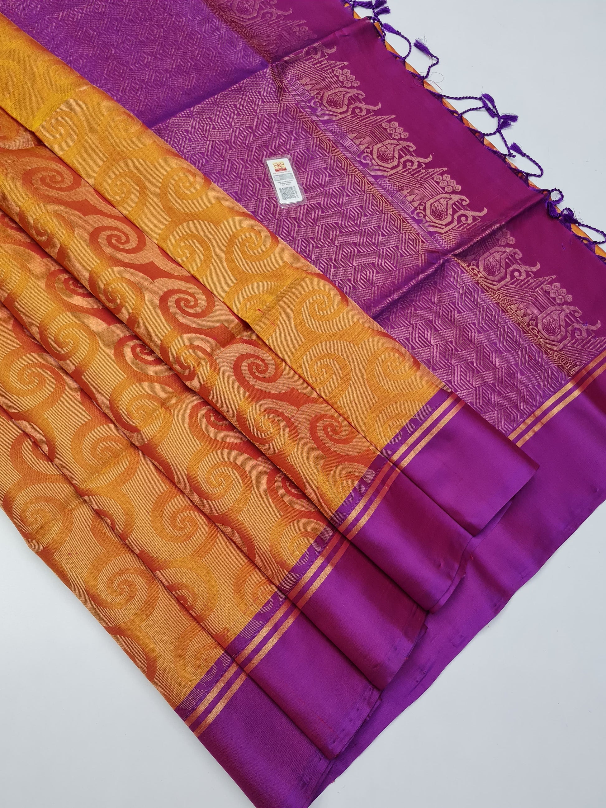 Pure Handloom Kanchipuram Soft Silk Saree