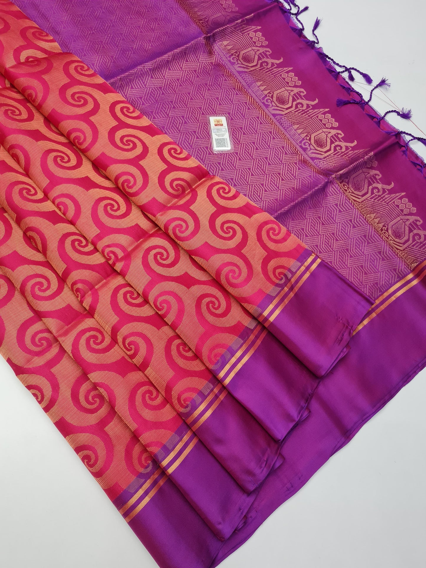 Pure Handloom Kanchipuram Soft Silk Saree