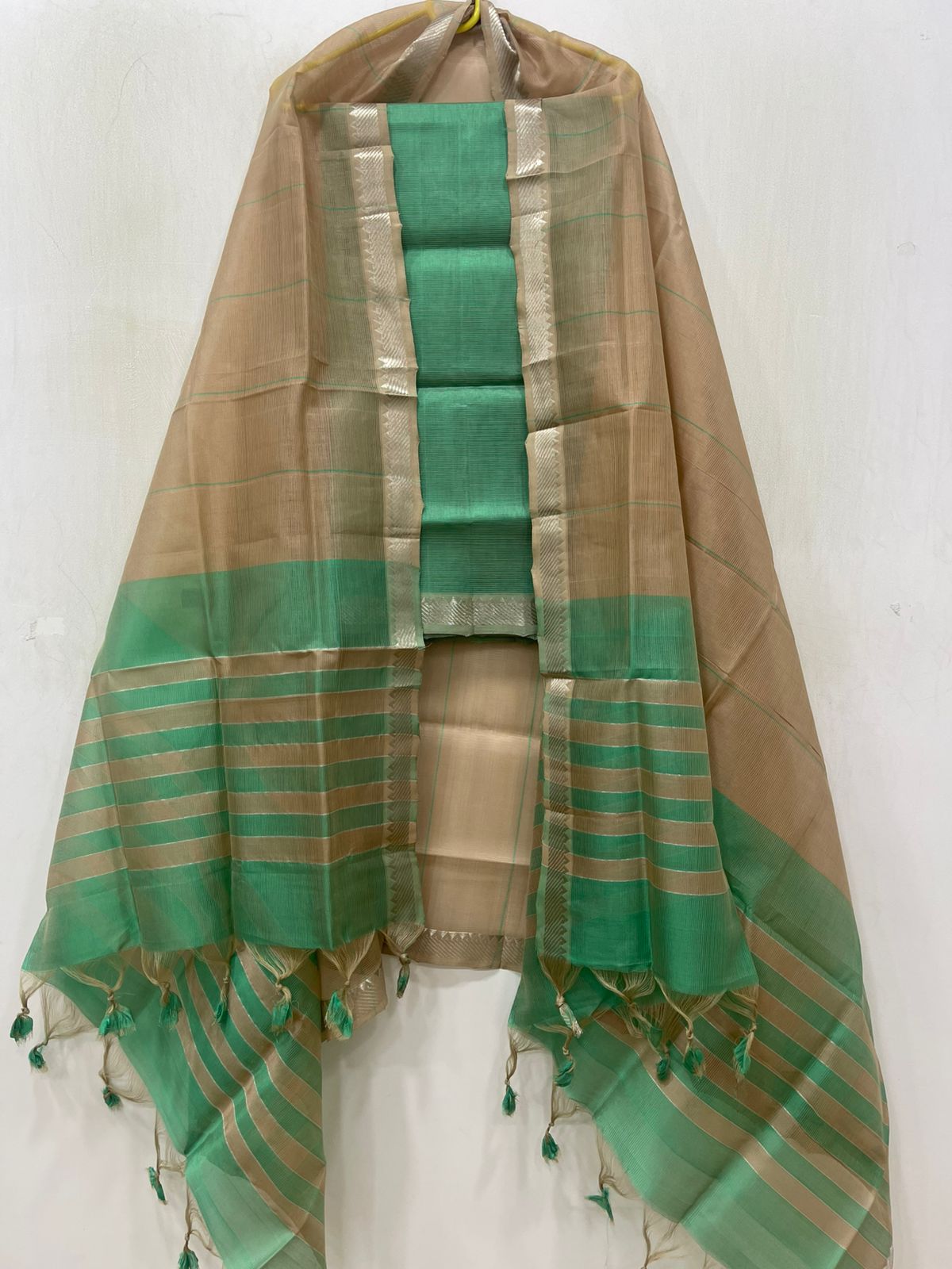 Mangalagiri pattu by cotton dress material