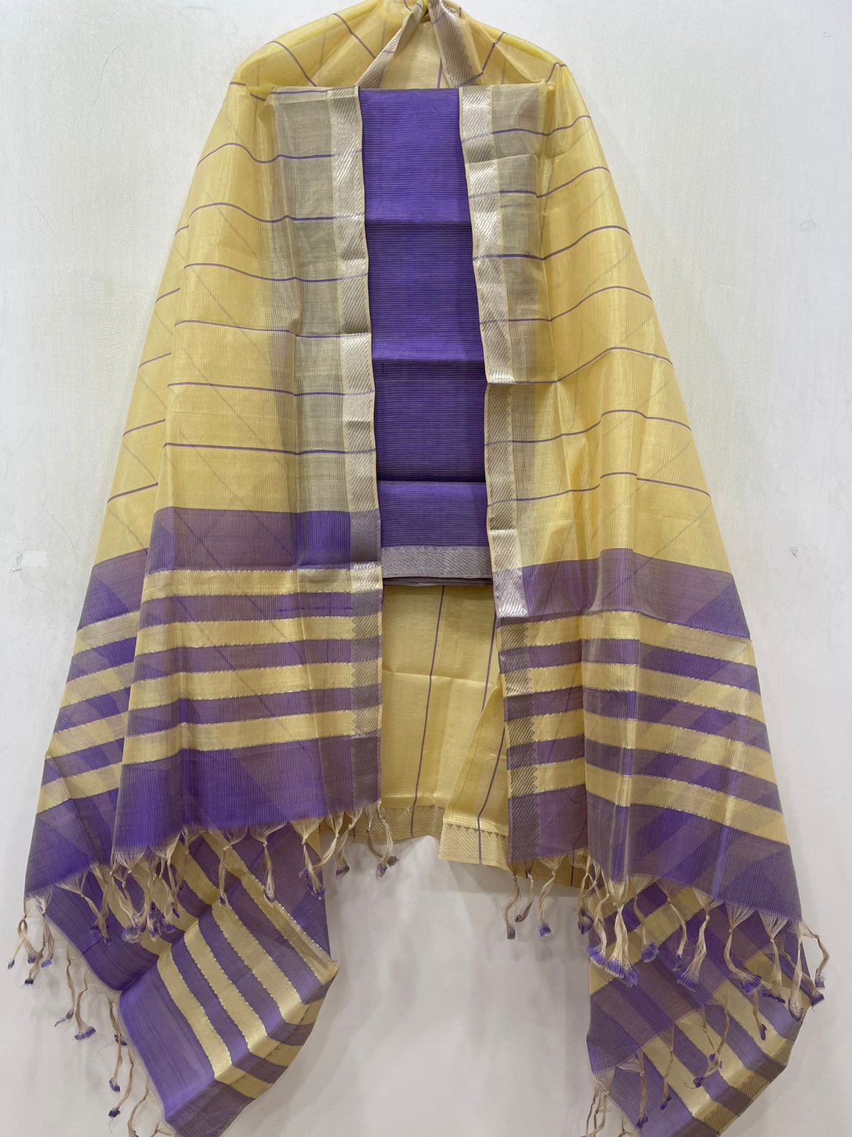 Mangalagiri pattu by cotton dress material