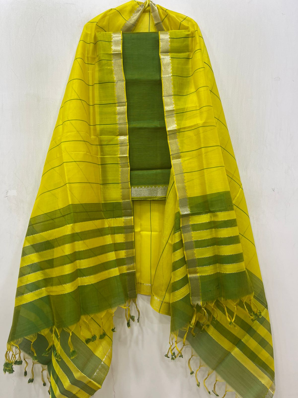 Mangalagiri pattu by cotton dress material