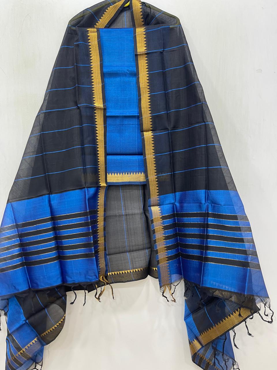 Mangalagiri pattu by cotton dress material