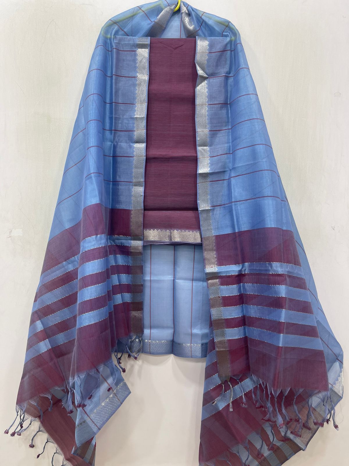Mangalagiri pattu by cotton dress material