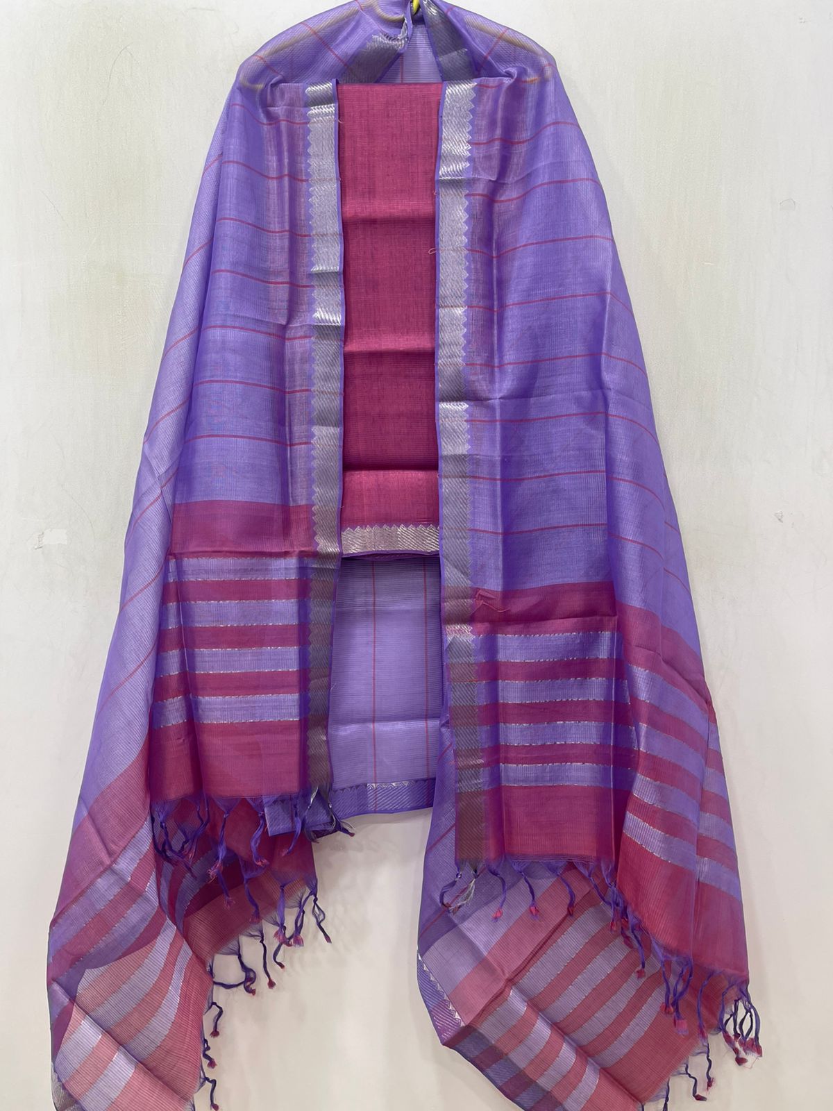 Mangalagiri pattu by cotton dress material