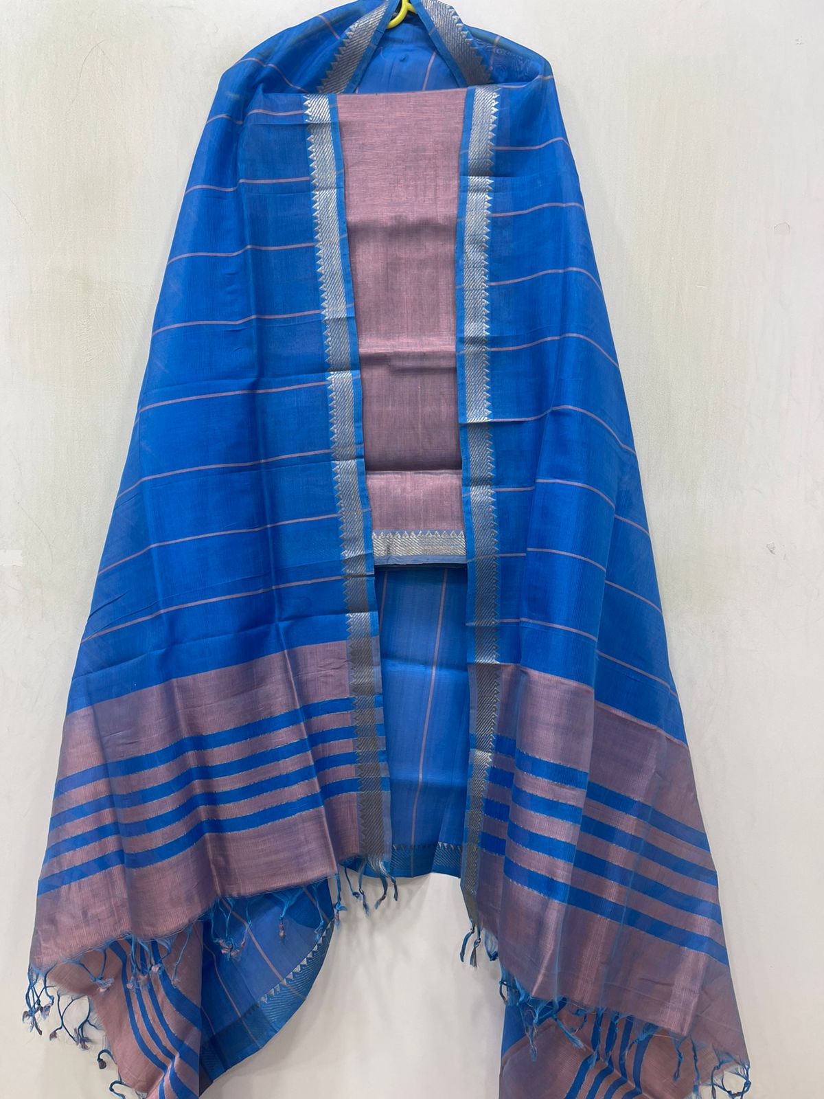 Mangalagiri pattu by cotton dress material