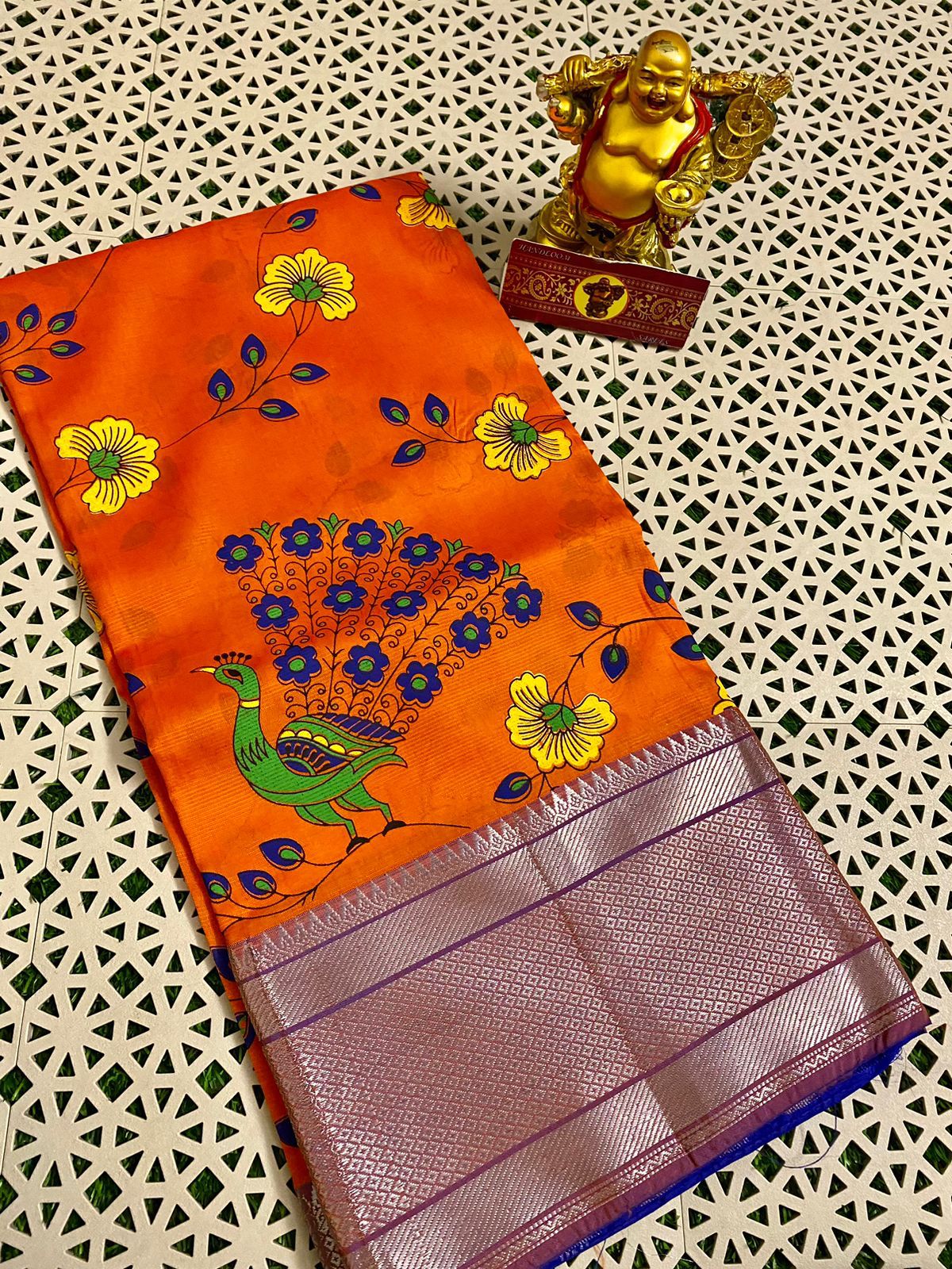 Check Pattu Silk Cotton Saree – Weaversdirect