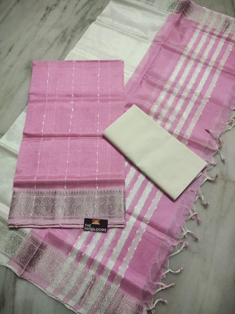 Pure Handloom Mangalagiri Dress Material