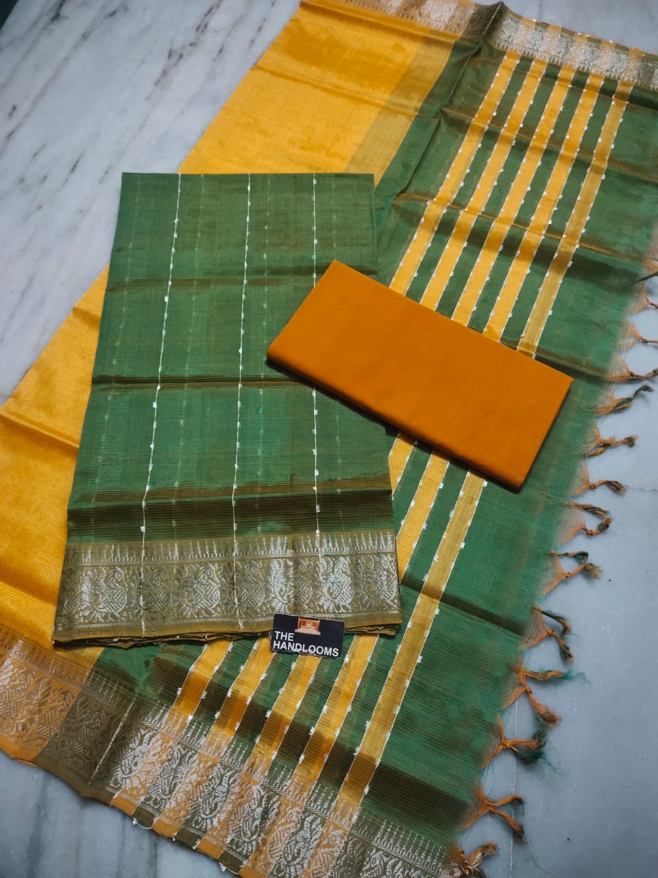 Pure Handloom Mangalagiri Dress Material