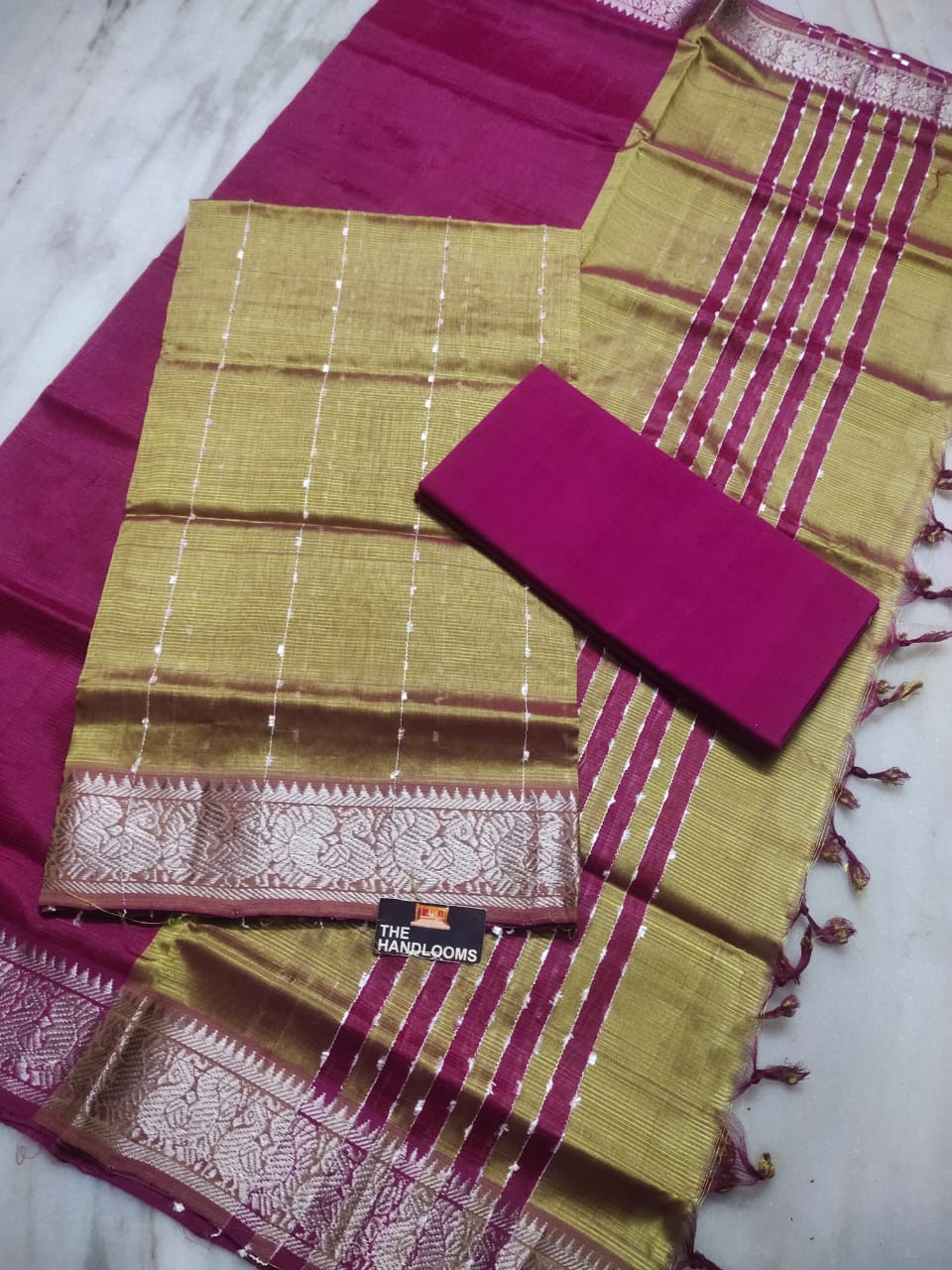 Pure Handloom Mangalagiri Dress Material