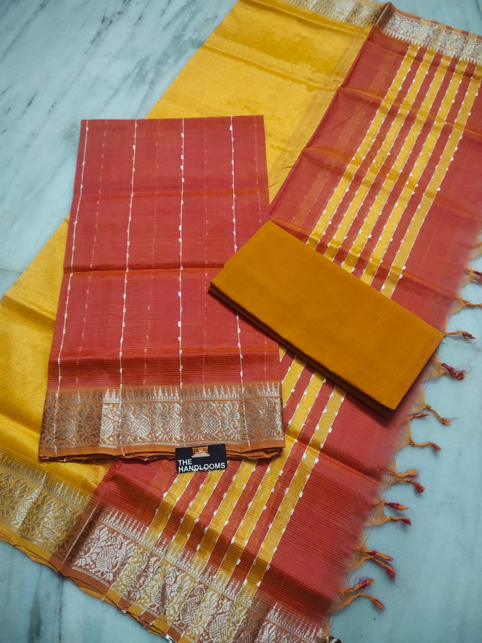 Pure Handloom Mangalagiri Dress Material