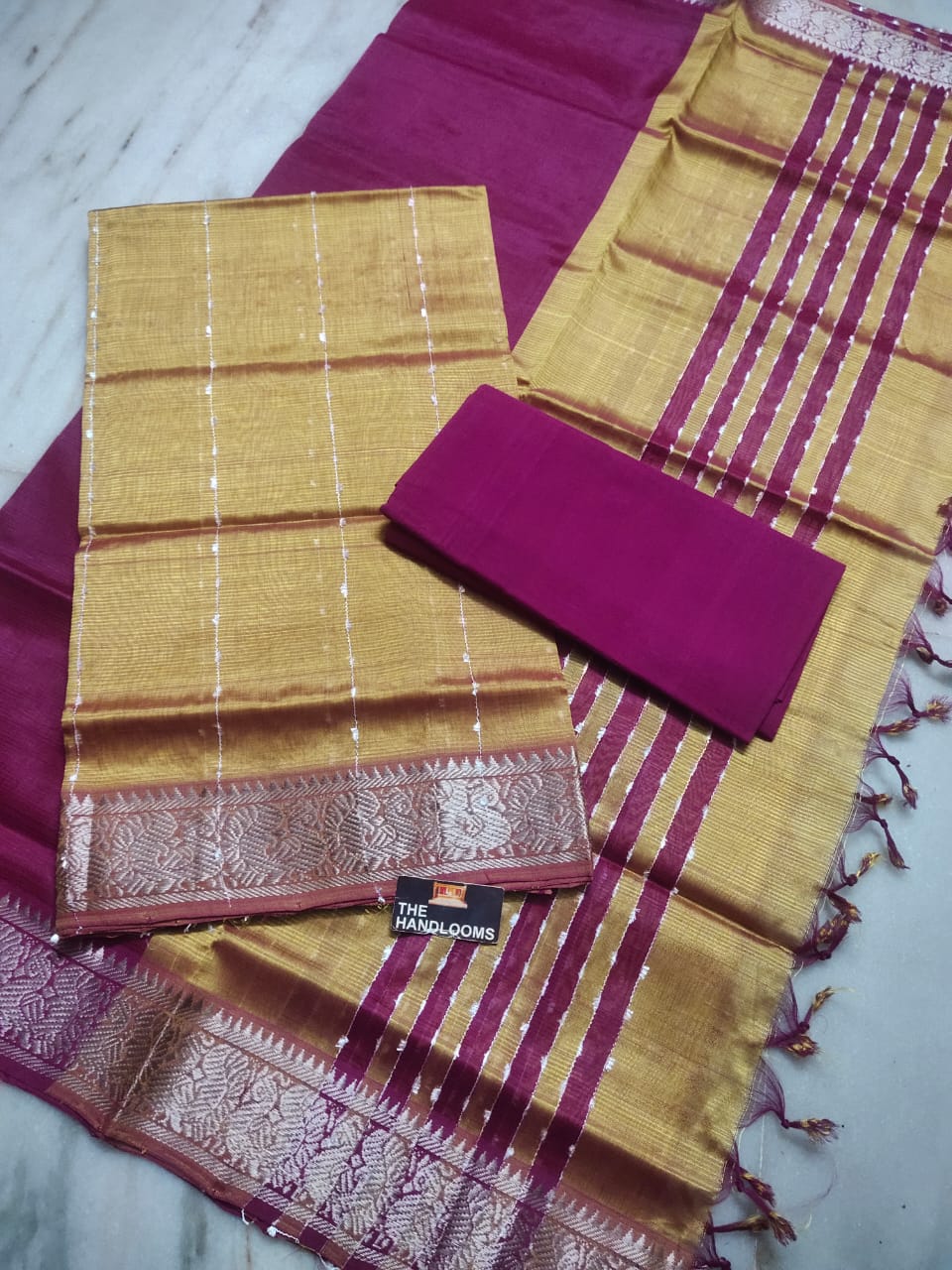 Pure Handloom Mangalagiri Dress Material