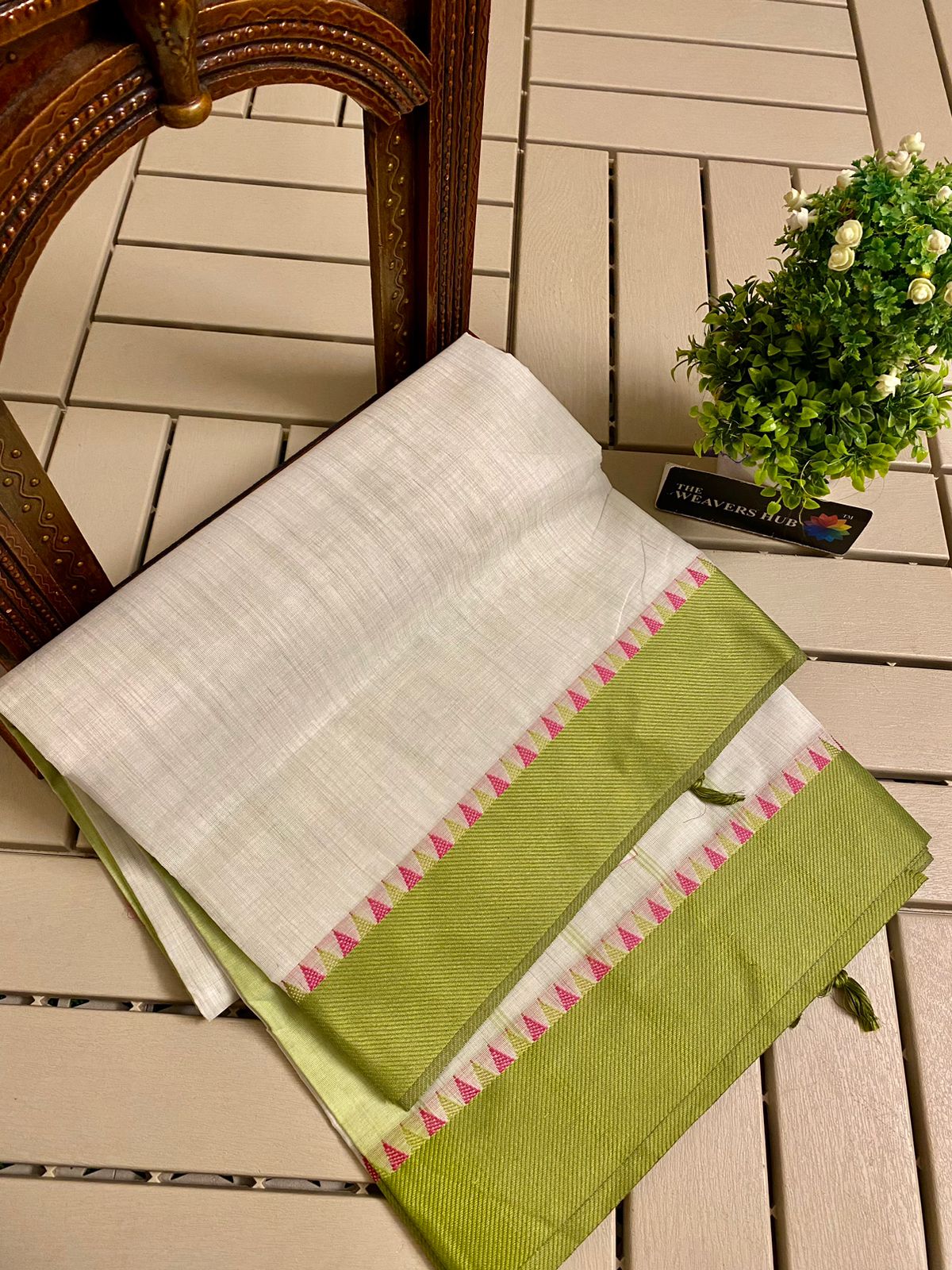 Pure Handloom Mangalgiri Saree