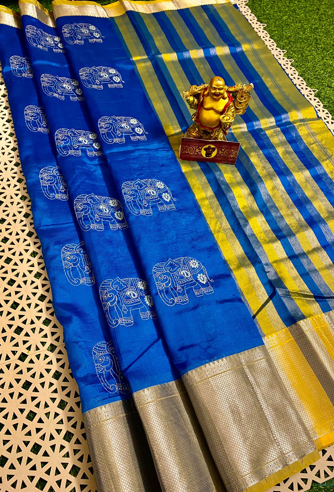 Pure Handloom Mangalgiri Silk Cotton Sarees