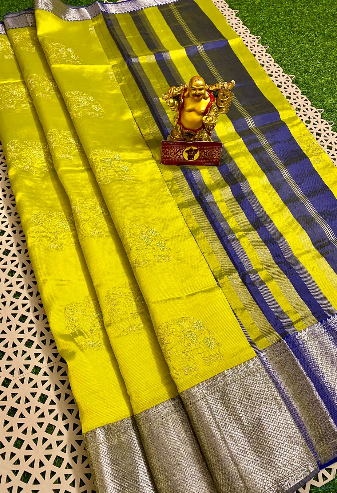 Pure Handloom Mangalgiri Silk Cotton Sarees