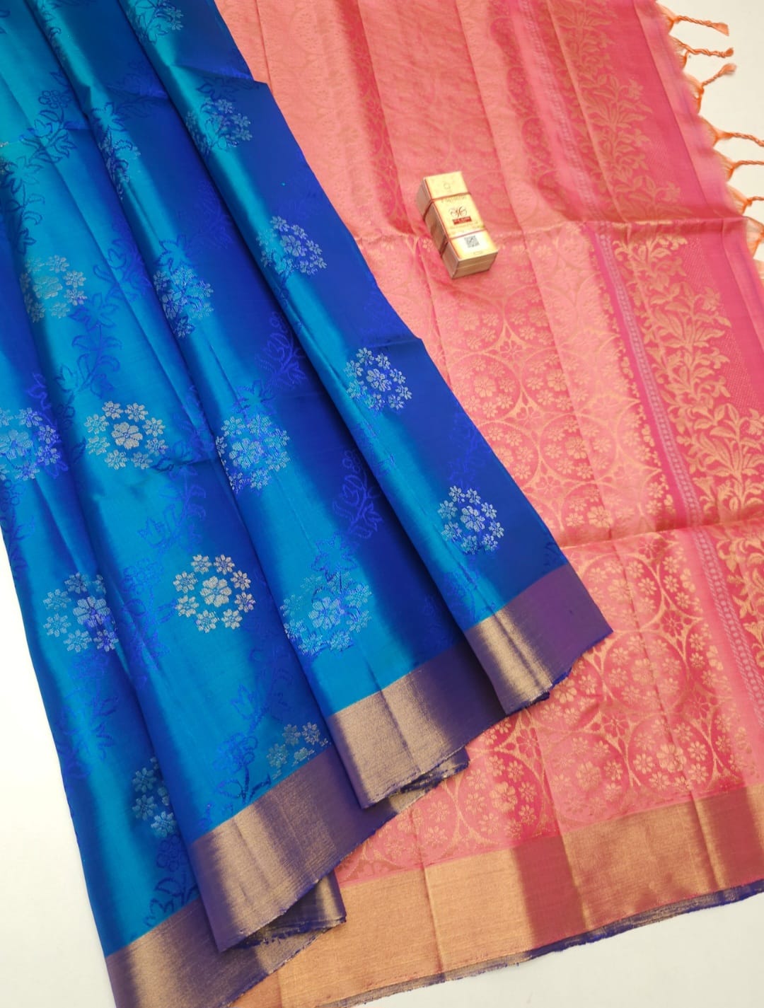 Pure Handloom Soft Silk Butta Saree